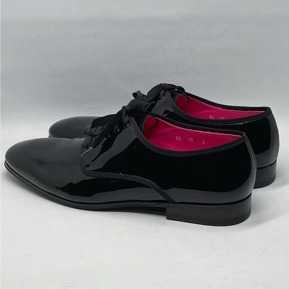 Ferragamo Magic Patent Leather Derby Shoes size 10 main image 7
